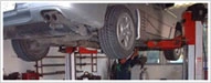 servicing car